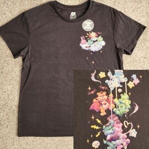 Care Bears Gray Tee with Colorful Graphic